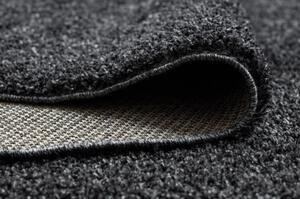 Kusový koberec Shaggy Berta antracitový 160x220cm