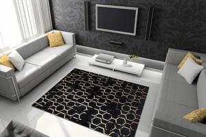 Kusový koberec Erno čierny 280x370cm
