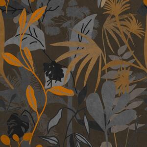 MINDTHEGAP Caribbean Garden Dark, hnedá/oranžová/šedá/farebná skupina šedá/farebná skupina hnedá + béžová/farebná skupina oranžová