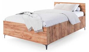 Jednolôžková posteľ s úložným priestorom Ribeiro 120x200 - dub craft