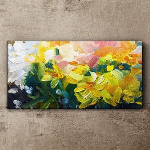 Obraz canvas abstrakcie kvety