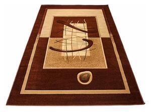 Kusový koberec moderný hnedý 70x140cm