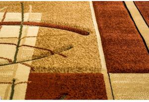 Kusový koberec moderný hnedý 70x140cm
