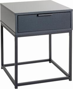 NOČNÝ STOLÍK, antracitová, čierna, 40/50/40 cm - Predsieňové programy, Online Only
