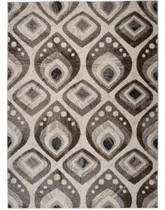 Kusový koberec Pávie pero sivý 120x170cm