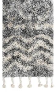 Kusový koberec shaggy Alsea sivý 200x300cm