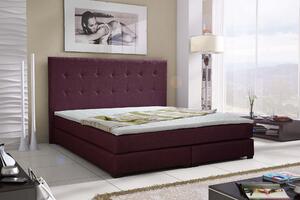 Manželská posteľ Boxspring 180 cm Caserta (fialová) (s matracmi). Vlastná spoľahlivá doprava až k Vám domov. 616174