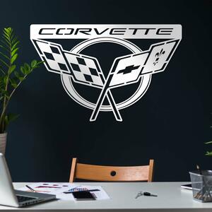 DUBLEZ | Logo na stenu - Chevrolet Corvette