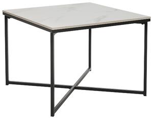 KONFERENČNÝ STOLÍK, čierna, biela, kov, keramika, 60/43/60 cm Livetastic - Stolíky do obývačky, Online Only