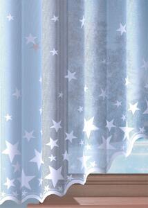 Forbyt, Hotová záclona, Stars, biela 220 x 120 cm