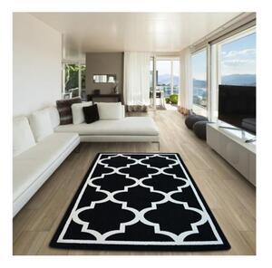 Kusový koberec Trelis čierny 240x330cm