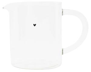 Sklenený džbánik Black Heart