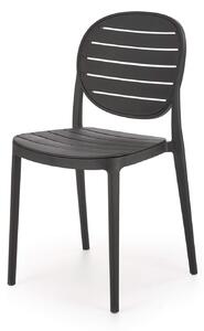 Záhradná stolička K529 - čierna