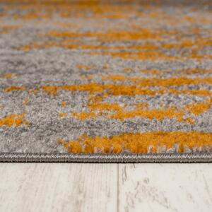 Kusový koberec Calif sivooranžový 70x250cm