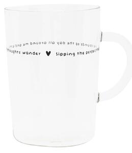 Vysoký sklenený hrnček Tea 400 ml