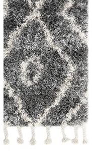 Kusový koberec shaggy Daren sivý 140x200cm