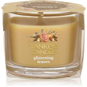 Yankee Candle Glistening Leaves votívna sviečka glass 37 g