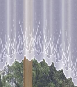 Hotová záclona alebo balkónový komplet, IGNIS, biela 180 x 250 cm