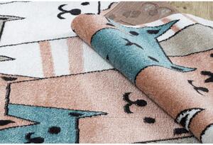 Detský kusový koberec Mačky staroružový 80x150cm