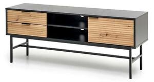 TV stolík Murano, dub artisan / čierna