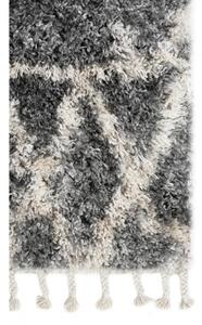 Kusový koberec shaggy Azteco sivý 140x200cm