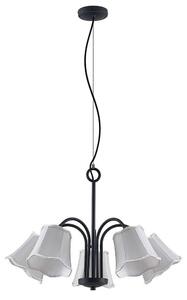 Lucande - Binta 5 Závěsná Lampa Silver Grey - Lampemesteren