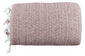 Sendia Textil ELVORA ČERVENÁ - Prehoz na posteľ 240x260 CM