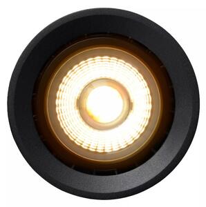 Lucide 09921/12/30 stropné bodové svietidlo Fedler 1x12W | LED GU10 | 820lm | 2200K / 3000K - žiarovka je súčasťou balenia, čierna, stmievateľné, CCT