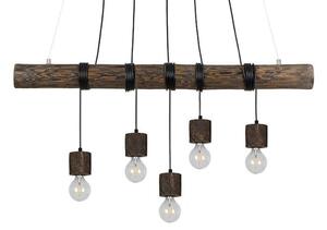 Envostar - Terra 5 Závěsná Lampa Dark Wood/Wood - Lampemesteren
