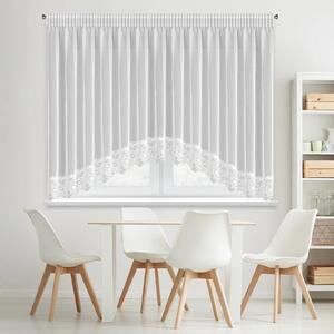 ZÁCLONA NA PÁSKE ARTEMIDA 400X160 CM BIELA