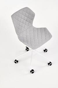 HALMAR Detská stolička Matrix sivá