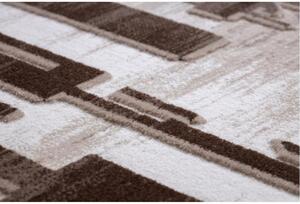 Luxusný kusový koberec akryl Don hnedý 80x300cm