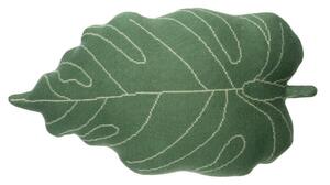 LORENA CANALS Pletený vankúš Baby Leaf, zelená