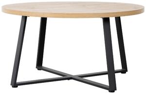 KONFERENČNÝ STOLÍK, čierna, dub artisan, kov, kompozitné drevo, 80/80/42 cm Boxxx - Stolíky do obývačky, Online Only