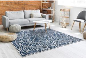 Kusový koberec Flora modrý 200x290cm