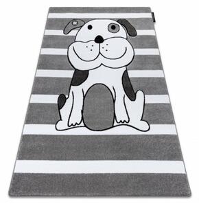 Detský kusový koberec Psík sivý 160x220cm