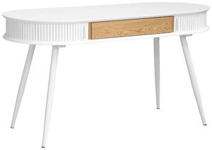 PÍSACÍ STÔL, biela, farba duba, 140/76/60 cm MID.YOU - Online Only kancelárie, Online Only