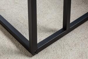 Príručný stolík Slim Line 45cm čierny jaseň