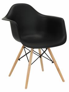 Jedálenská stolička Damiron PC-019 (čierna). Vlastná spoľahlivá doprava až k Vám domov. 1006246