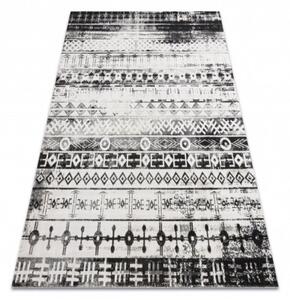 Kusový koberec Sergio sivočierny 80x150cm