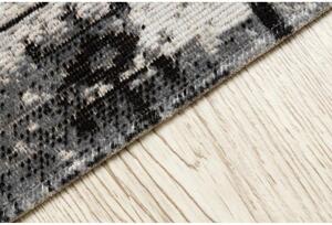 Kusový koberec Sergio sivočierny 200x290cm