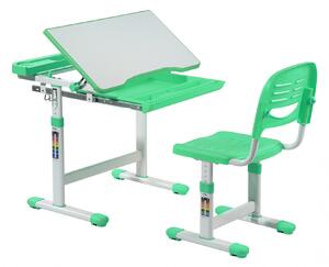 Fundesk Rastúci stôl CANTARE so stoličkou Farba: Zelená