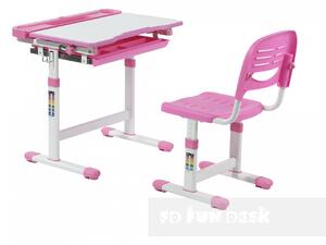 Fundesk Rastúci stôl CANTARE + stolička Farba: Ružová