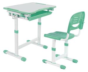 Fundesk Rastúci stôl PICCOLINO so stoličkou Farba: Zelená