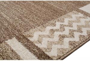 Kusový koberec Bordura hnedý 2 140x190cm