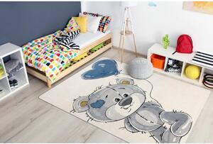 Detský kusový koberec Teddy krémový 140x190cm
