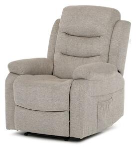 TV-4086 LAN2, Elegantné polohovacie kreslo, manuálne ovládanie, béžová, látka