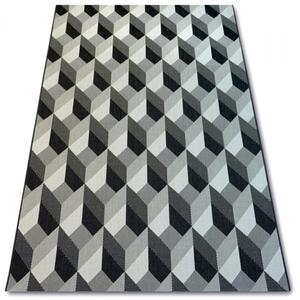 Kusový koberec Kvadrat sivý 200x290cm