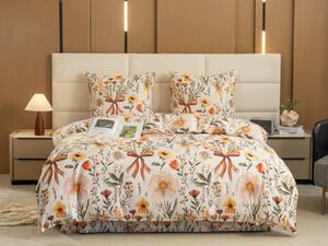 Obliečky z mikrovlákna FLORAL RIBBON krémové Rozmer obliečky: 70 x 90 cm | 140 x 220 cm