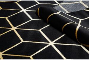 Kusový koberec Jón čierny 60x200cm